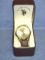 US POLO ASSN WATCH W/LEATHER BAND RUNNING 'CCM'