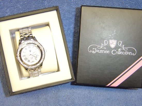 LADIES JOURNEE COLLECTION SIVER WATCH