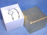 LADIES SILVER FASHION WATCH SET