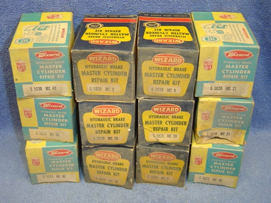 VTG WIZARD MASTER CYLINDER REPAIR KIT LOT