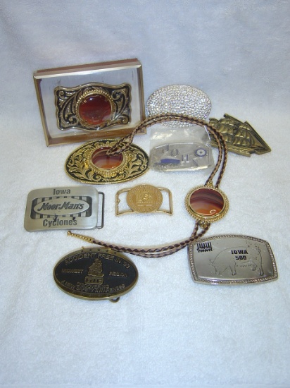 SELECTION BELT BUCKLES AND BOLO TIE OTHER!