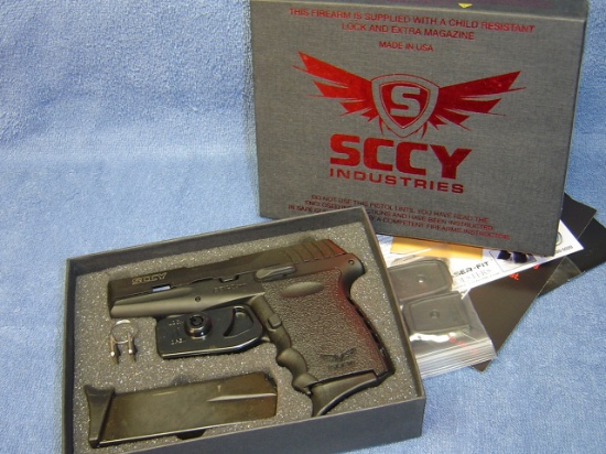 SCCY CPX2 BLACK 9MM PISTOL 2/MAGS NEW GUN