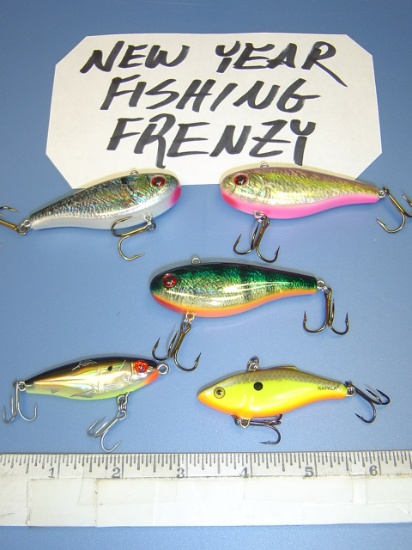 5 RAPALA AND OTHER SIMILAR FISHING LURES