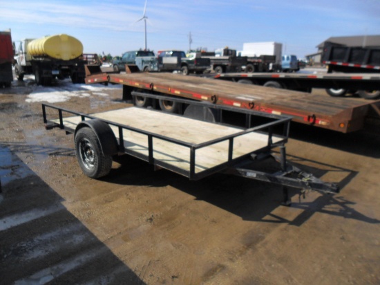 2006 Jericho 2 Wheel Flat Bed Trailer