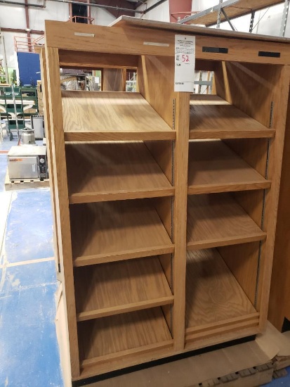 Bookcase display shelving.