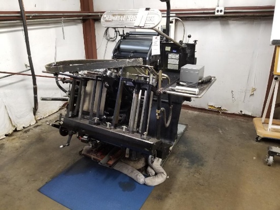 Heidelberg offset printing press.