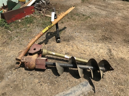 Linebach 3-point Post Hole Digger