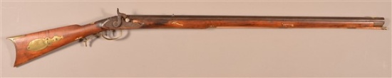 James Golcher .45 cal full stock Kentucky rifle
