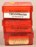 lot of 3 Lee Russian reloading dies