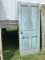 Early Yellow Pine Door with Original Blue Paint