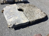 Rare 18th Cen. Limestone well cap
