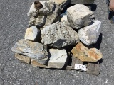 Skid of Limestone Yard Rock