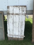 Board and Batten Barn Door with Strap hinges