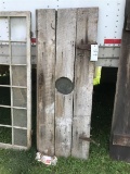 Board and Batten Outhouse Door