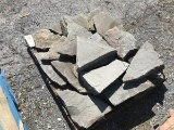 Partial skid of irregular shaped Shale Flag Stone