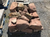 Red Sandstone corner and wall pcs