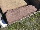 Sandstone wall stone