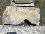 Early Limestone Coping Stone