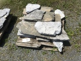 Skid of Limestone Irregular Shaped Pavers