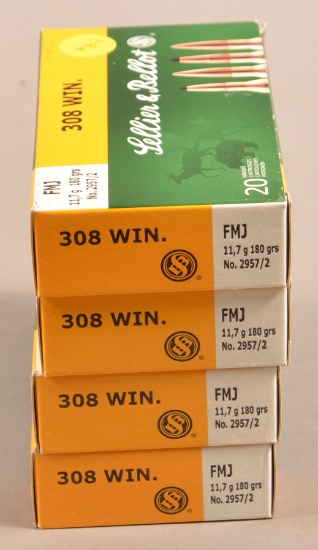 80 rds. of 180gr. .308 Ammunition