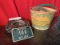 Famous Cream Caramels Tub, Ash Tray, License Plate