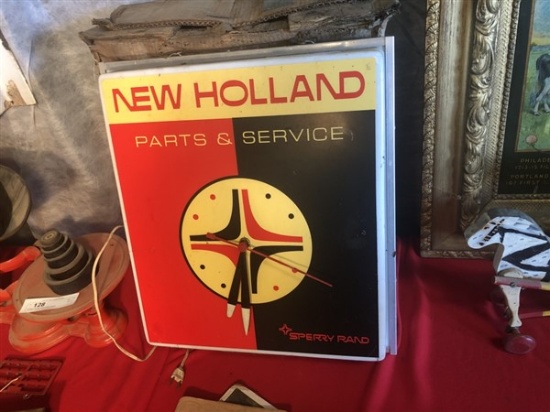 Sperry Ran New Holland Parts & Service Clock