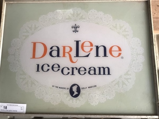 DarLene Ice Cream Light-Up Trade Sign