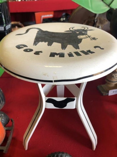 Contemporary Got Milk? Milking Stool