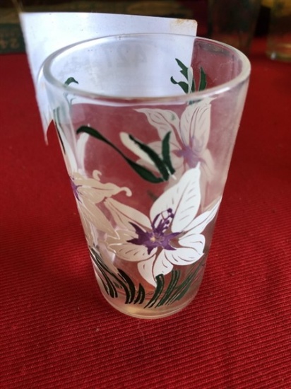 Sweet Scented Gladiolas Peanut Butter Juice Glass