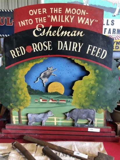 Eshelman Red Rose Dairy Feed Motorized, Light up