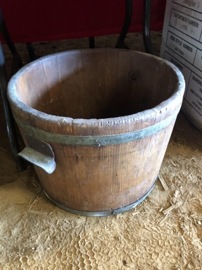 Antique Wooden Bucket