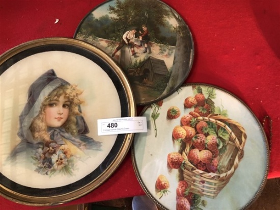 3 Vintage German Style Flu Covers