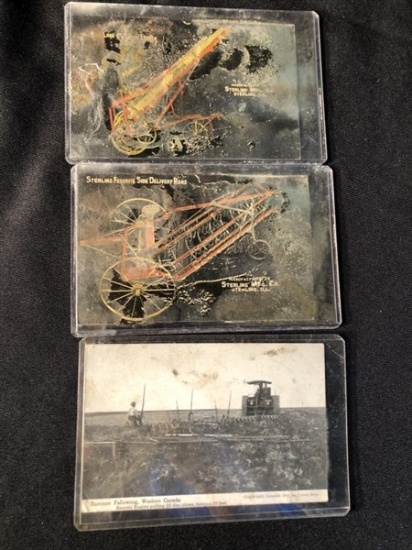 3 Vintage Agriculture Postcards