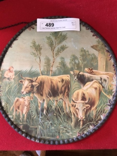 Cow Themed German Style Flu Cover
