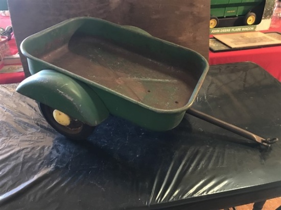 Vintage John Deere Pedal Tractor Fender Cart