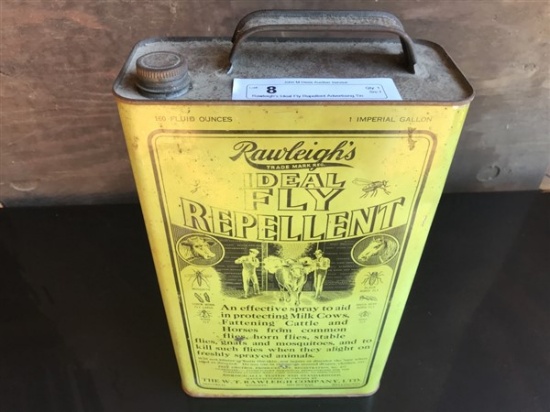 Rawleigh's Ideal Fly Repellent Advertising Tin