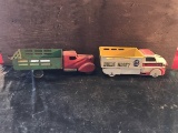 2 Vintage Toy Trucks