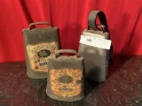 3 Large Cow Bells