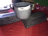 3 Vintage Graniteware Kitchen Items