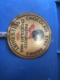 Chocolate Eyes Drinks Promotional Fan