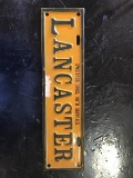 Lancaster Sweitzer Bros. Auto License Plate Topper