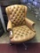 Leather-Look Upholstered Office Chair