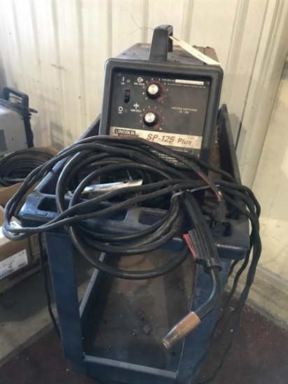 Lincoln Sp-125+ Portable Arc Welder on Cart