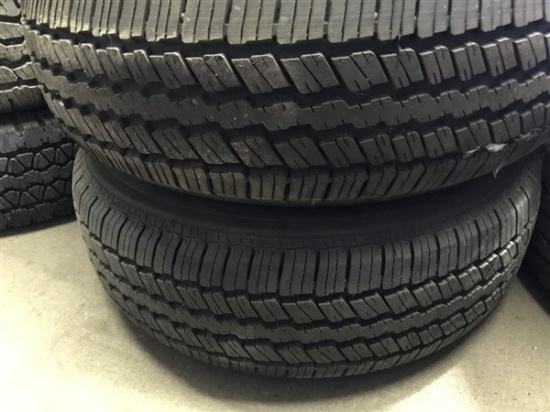 (2) Contitrac p235/70r16 with Steel Rims