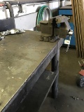 Heavy Duty Metal and Wooden Shop Table