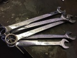(5) Large Mac Standard Combination Wrenches