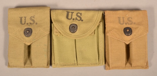 WWII Military Magazine Pouches and Magazines