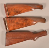 Three Winchester mod. 12 stocks