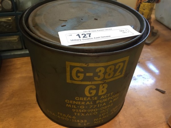 Military Surplus Axle Grease