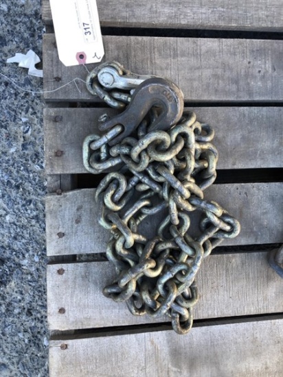 Approximately 10' Double Hook 3/8" Chain